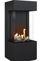 Каминокомплект газовый Kratki LEO/HOME/BOX/LP/45/68/G31/37MBAR/C, баллонный газ