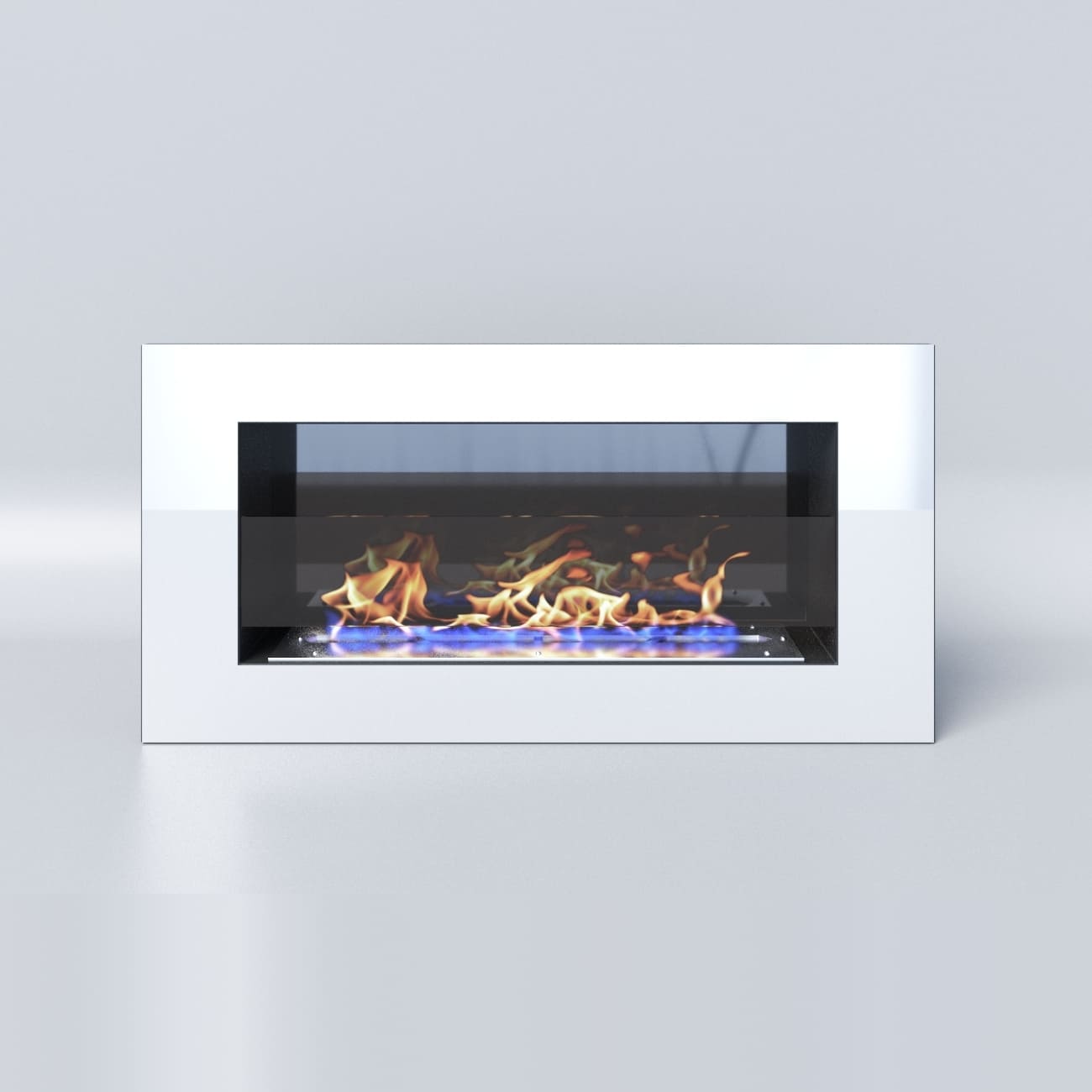 Биокамин "Русский огонь" Хай-тек 800N настенный с защитным и декоративным стеклом по цене 37 950 руб.