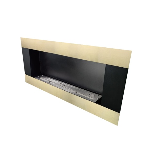 Биокамин "Русский огонь" Голд 1100V встраиваемый с декоративным стеклом (стемалитом)