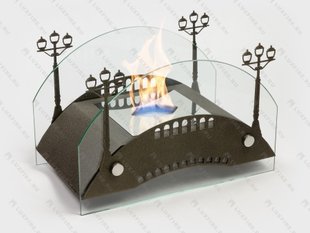 Настольный биокамин Lux Fire "Пушкинский мост" М (бронза) Настольный биокамин Lux Fire "Пушкинский мост" М (бронза) по цене 19 602 руб.