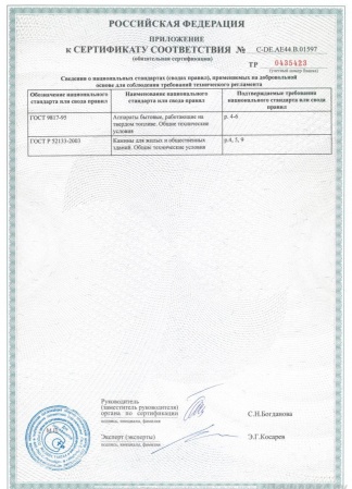 
Газовая топка Vero Design GA 4 H2