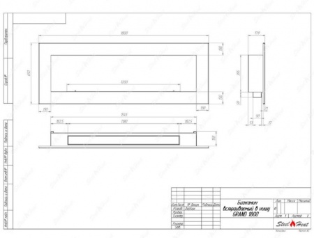 Биокамин SteelHeat GRAND-D 1800 по цене 66 570 руб.