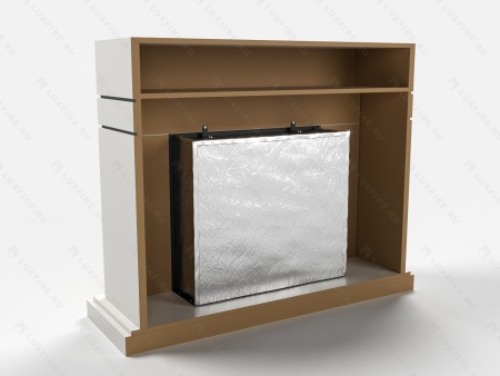 Биокамин Lux Fire с порталом Эльбрус 26, белый по цене 114 068 руб.