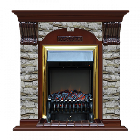 Арочный Алтай (красное дерево)+Fobos Brass Арочный Алтай (красное дерево)+Fobos Brass