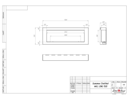 Биокамин SteelHeat WALL ONE 1200 LITE черный, стекло Биокамин SteelHeat WALL ONE 1200 LITE черный, стекло по цене 40 110 руб.
