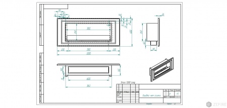 Биокамин ZeFire Sirius 1200 LONG по цене 49 800 руб.