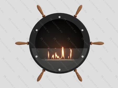 Настенный биокамин Lux Fire "Капитан 500 Н" XS (черный) по цене 49 390 руб.