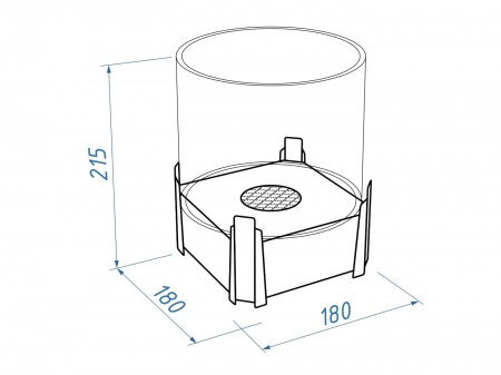 Настольный биокамин Lux Fire Зодиак "Телец" Белый по цене 15 000 руб.